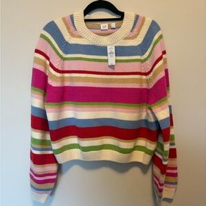 GAP Kids Multicolour Striped Sweater - XXL (14-16)